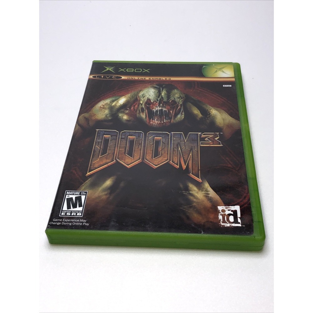 Doom 3 (Microsoft Original Xbox) Complete CIB -‎ Tested!